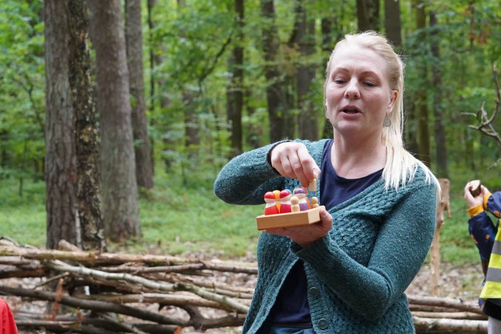 Diana Kelch leitet die Kita Schneckenkönig. Sie freut sich darauf, Kindern Naturerlebnisse zu vermitteln.